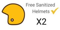 Sanitized Helmets Free